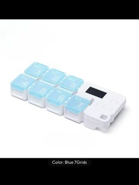 Portable Alarm Pill Box - Daily Organizer